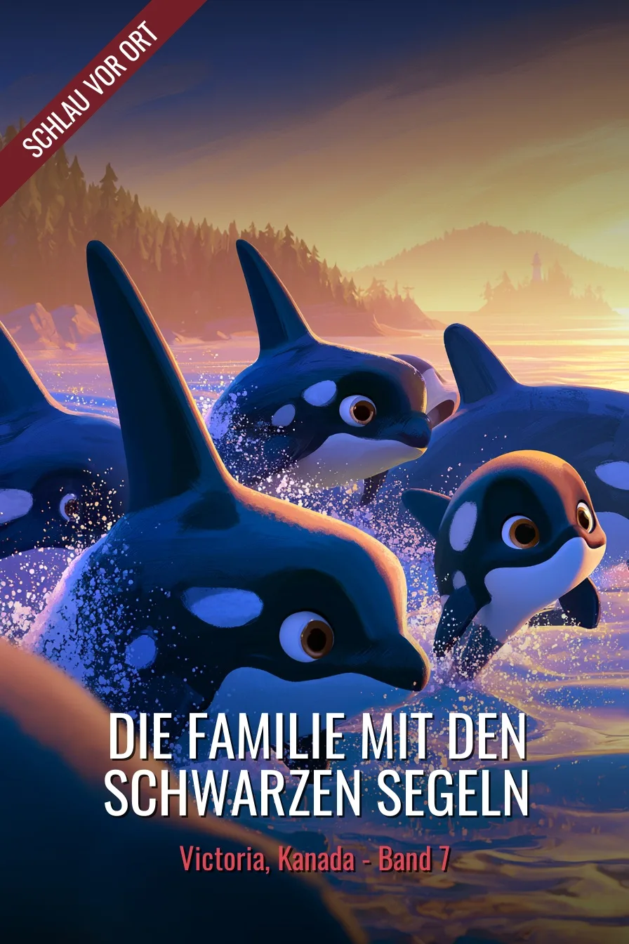Buchcover: Die Familie mit den schwarzen Segeln – Kinderbuch über Victoria