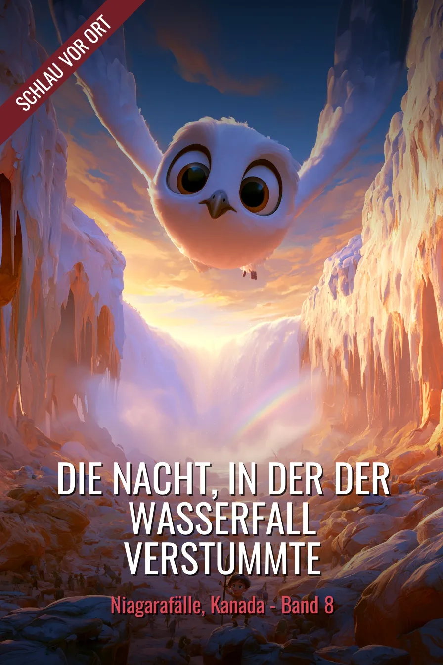 Buchcover: Die Nacht, in der der Wasserfall verstummte – Kinderbuch über Niagarafälle