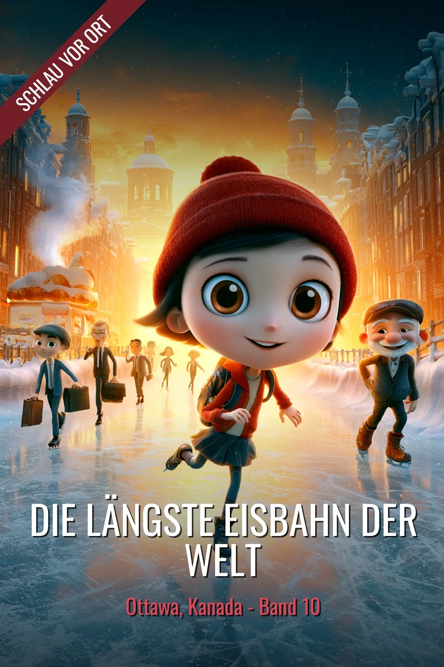 Buchcover: Die längste Eisbahn der Welt – Kinderbuch über Ottawa