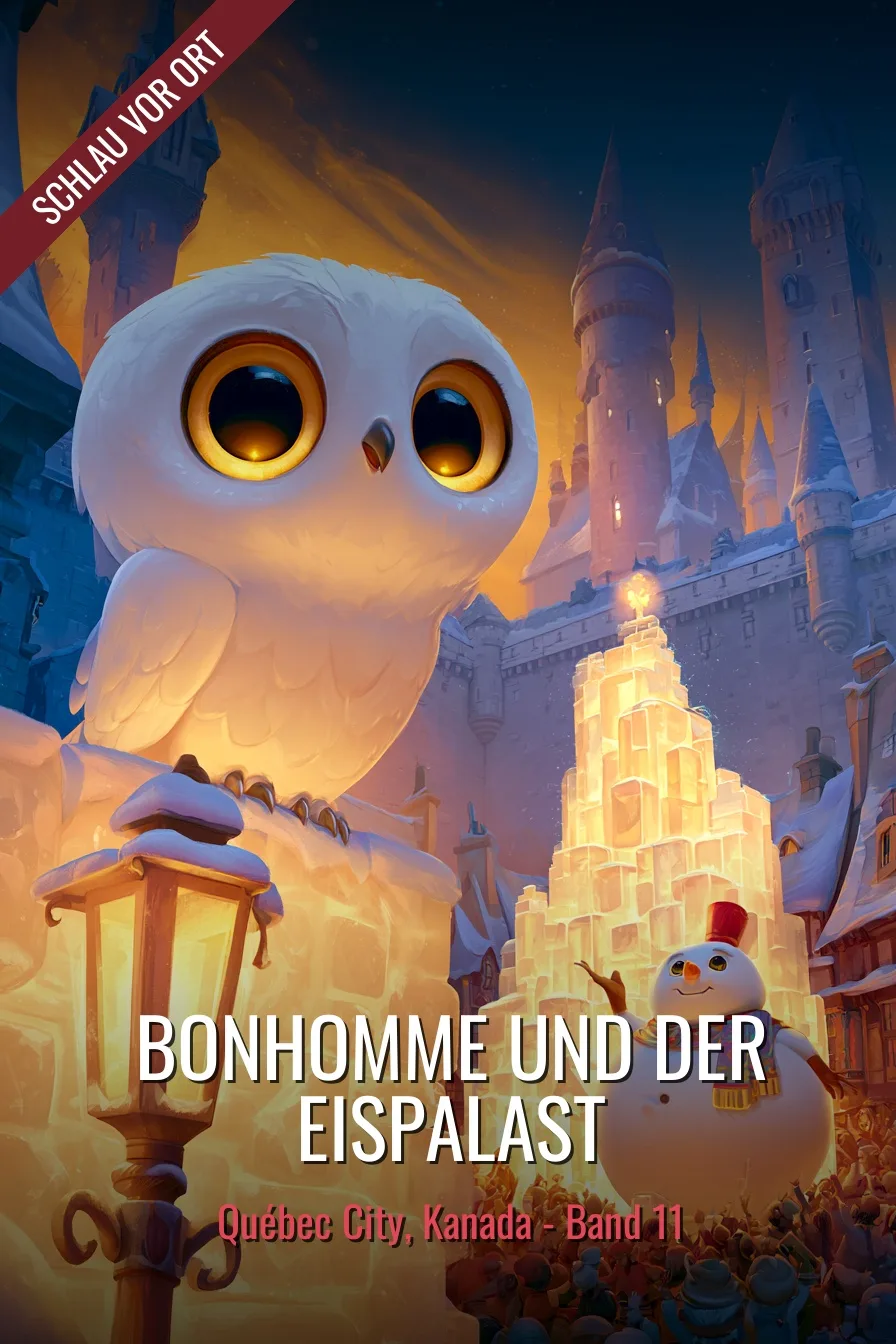 Buchcover: Bonhomme und der Eispalast – Kinderbuch über Québec City