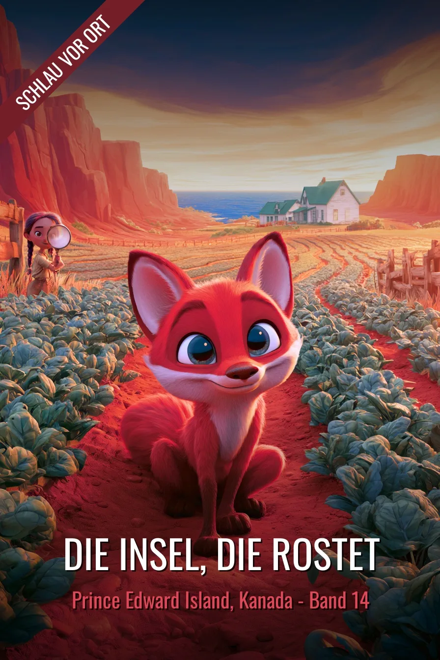 Buchcover: Die Insel, die rostet – Kinderbuch über Prince Edward Island