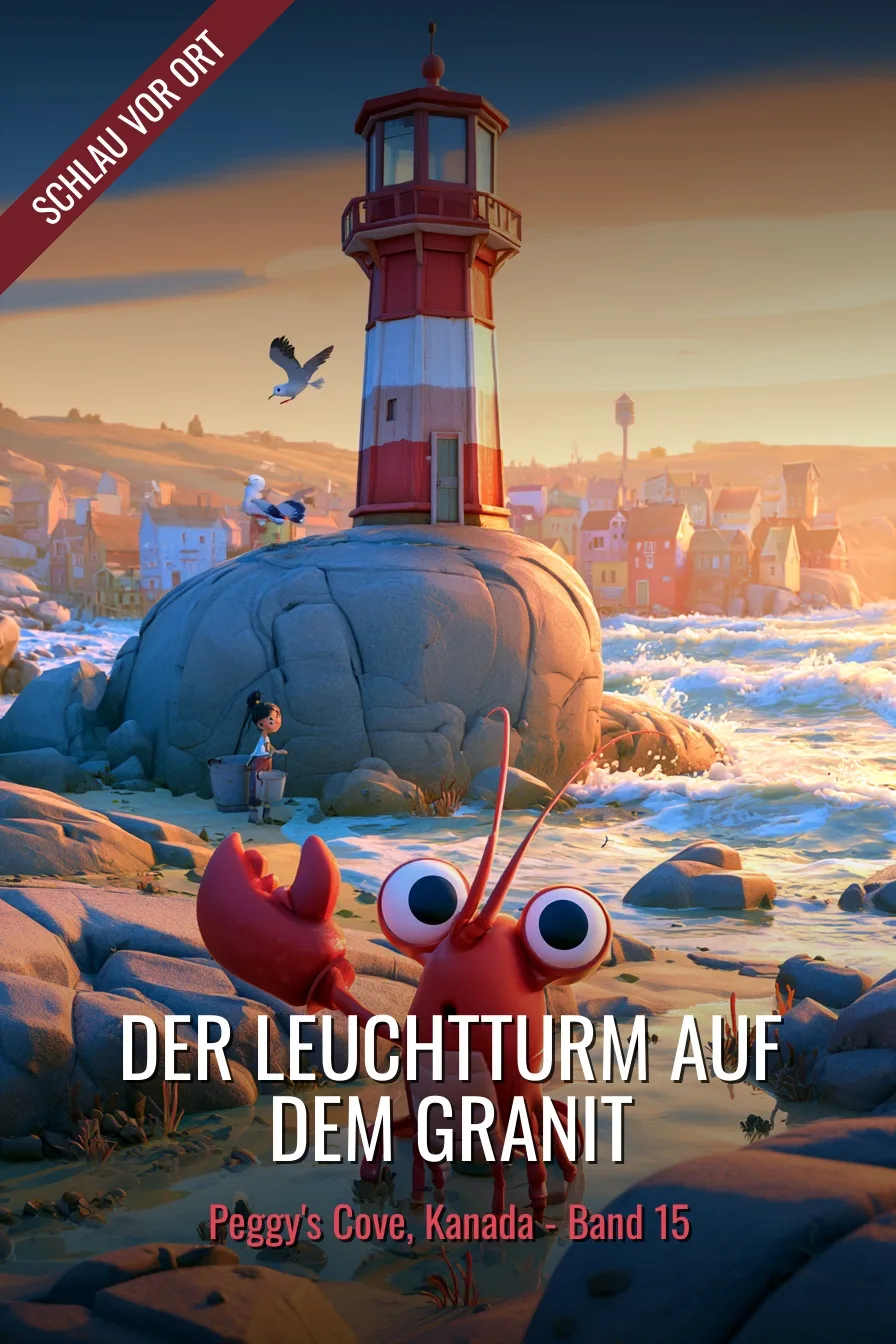 Buchcover: Der Leuchtturm auf dem Granit – Kinderbuch über Peggy's Cove