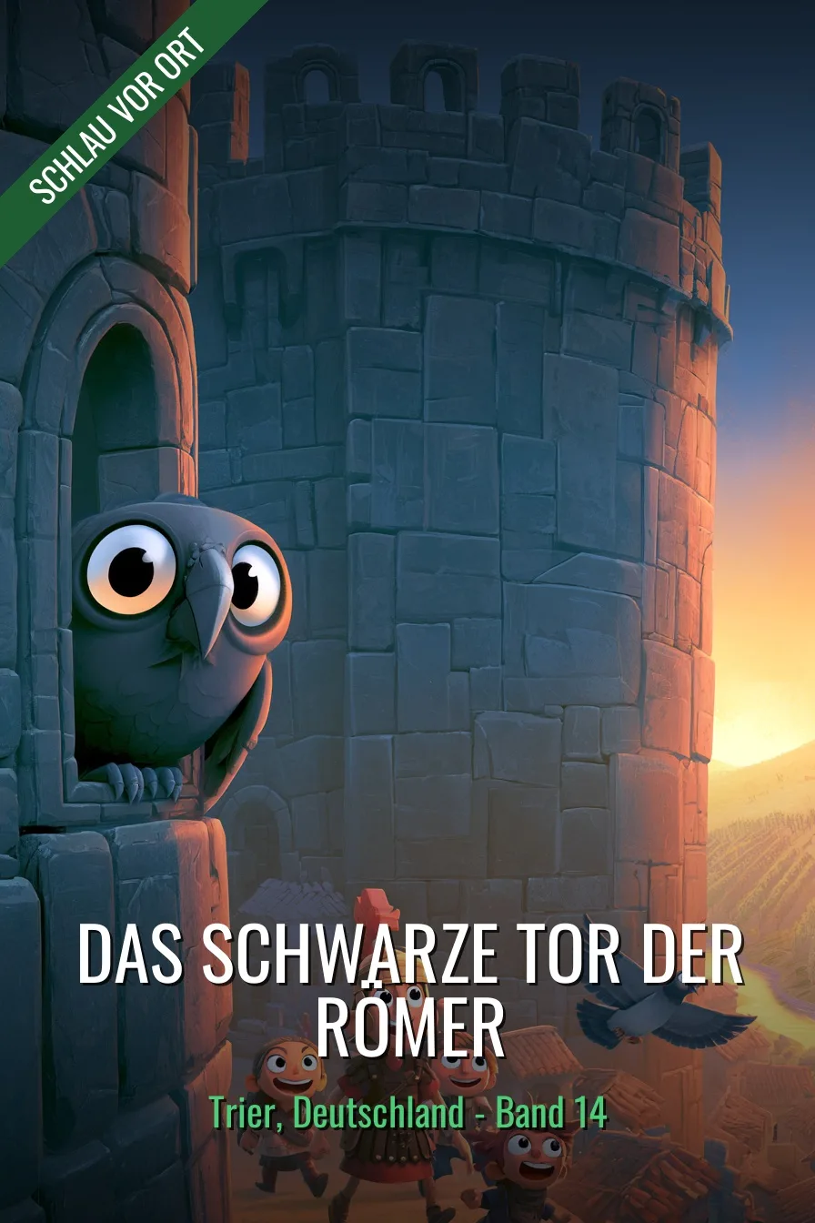 Buchcover: Das schwarze Tor der Römer – Kinderbuch über Trier