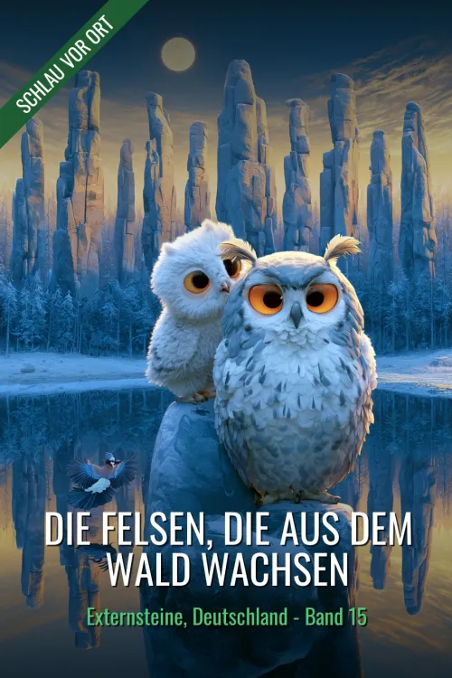 Die Felsen, die aus dem Wald wachsen