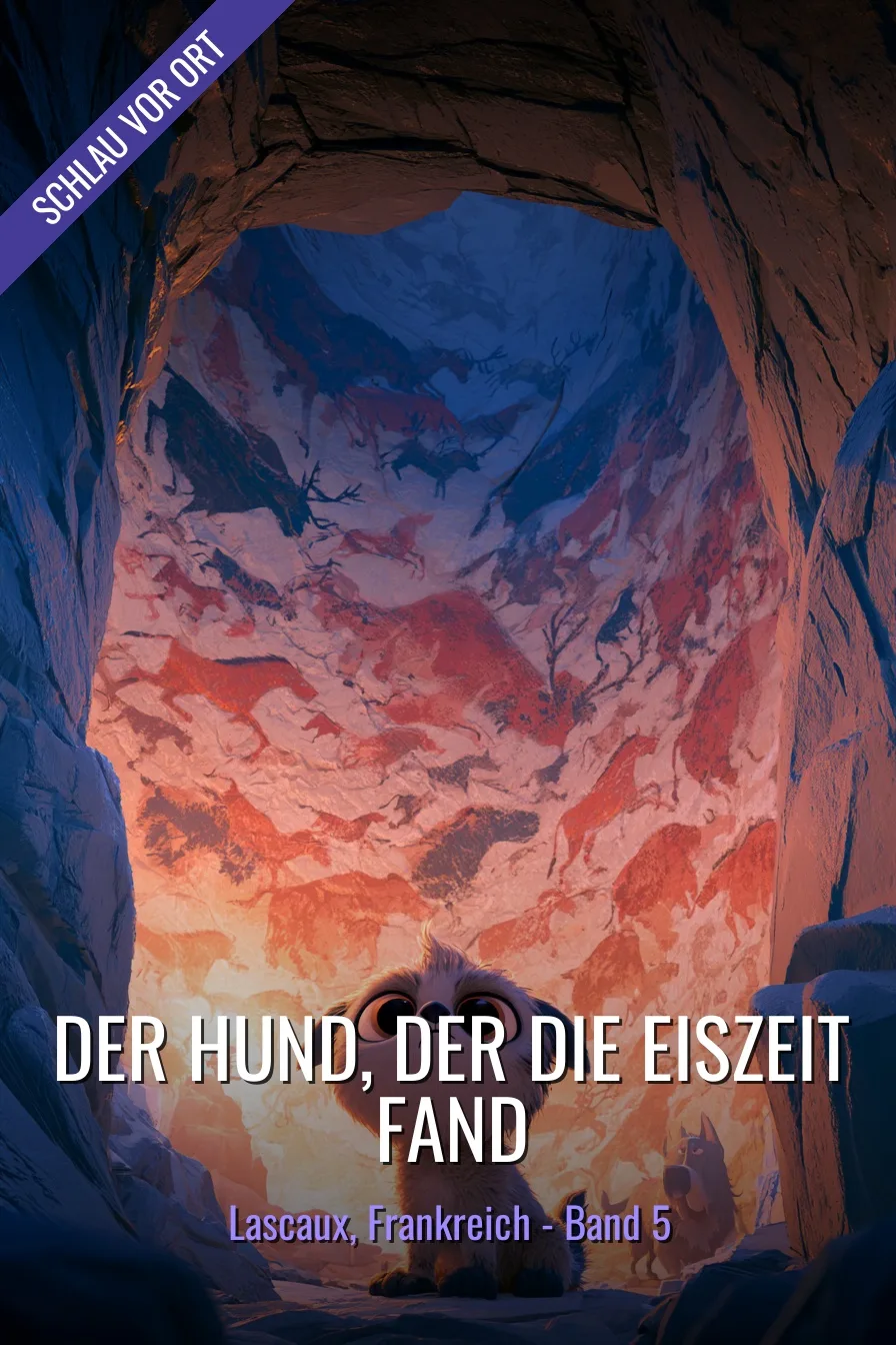 Buchcover: Der Hund, der die Eiszeit fand – Kinderbuch über Lascaux