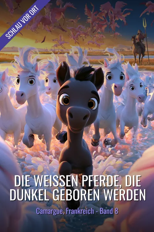 Die weißen Pferde, die dunkel geboren werden