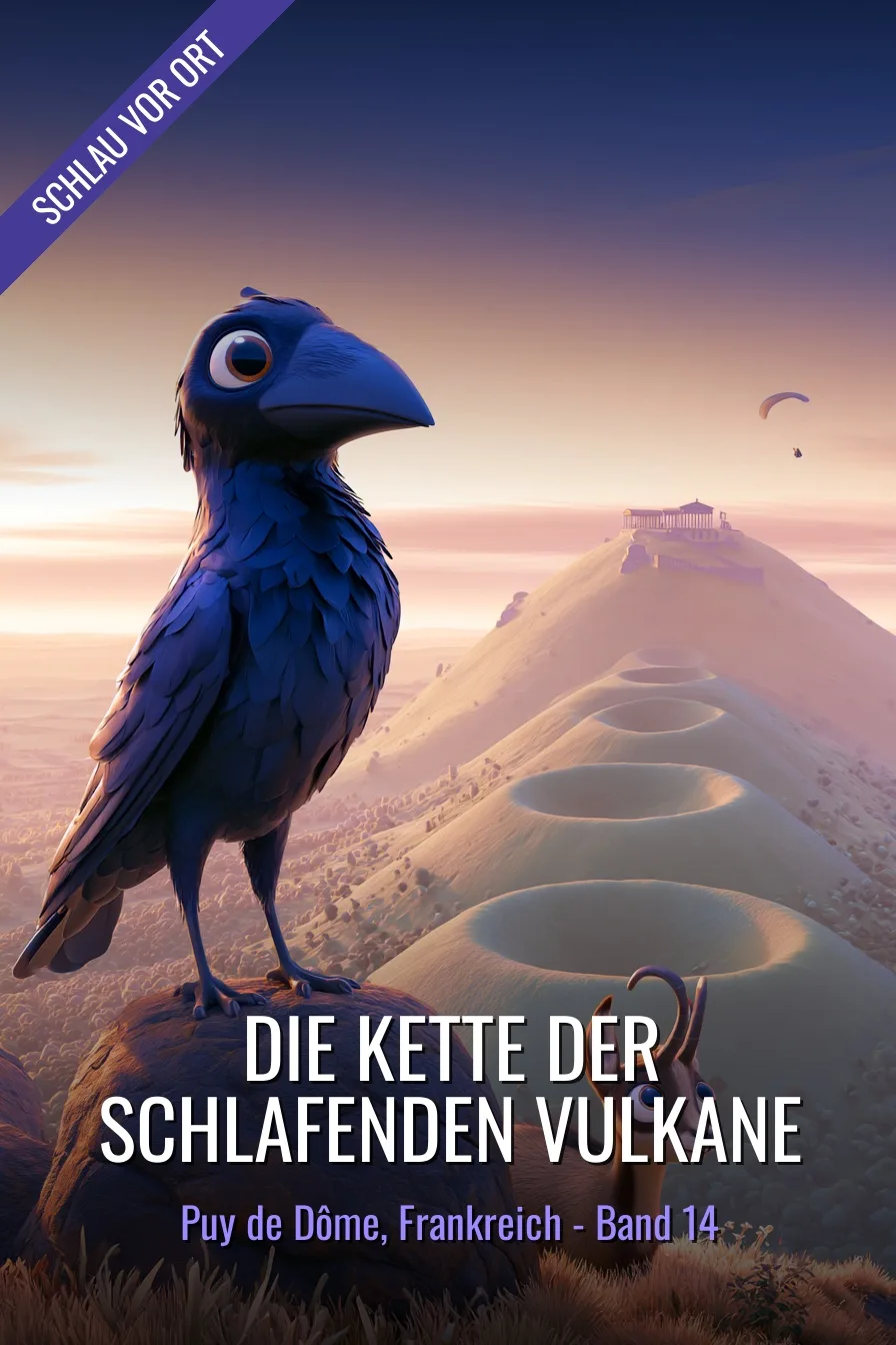 Buchcover: Die Kette der schlafenden Vulkane – Kinderbuch über Puy de Dôme