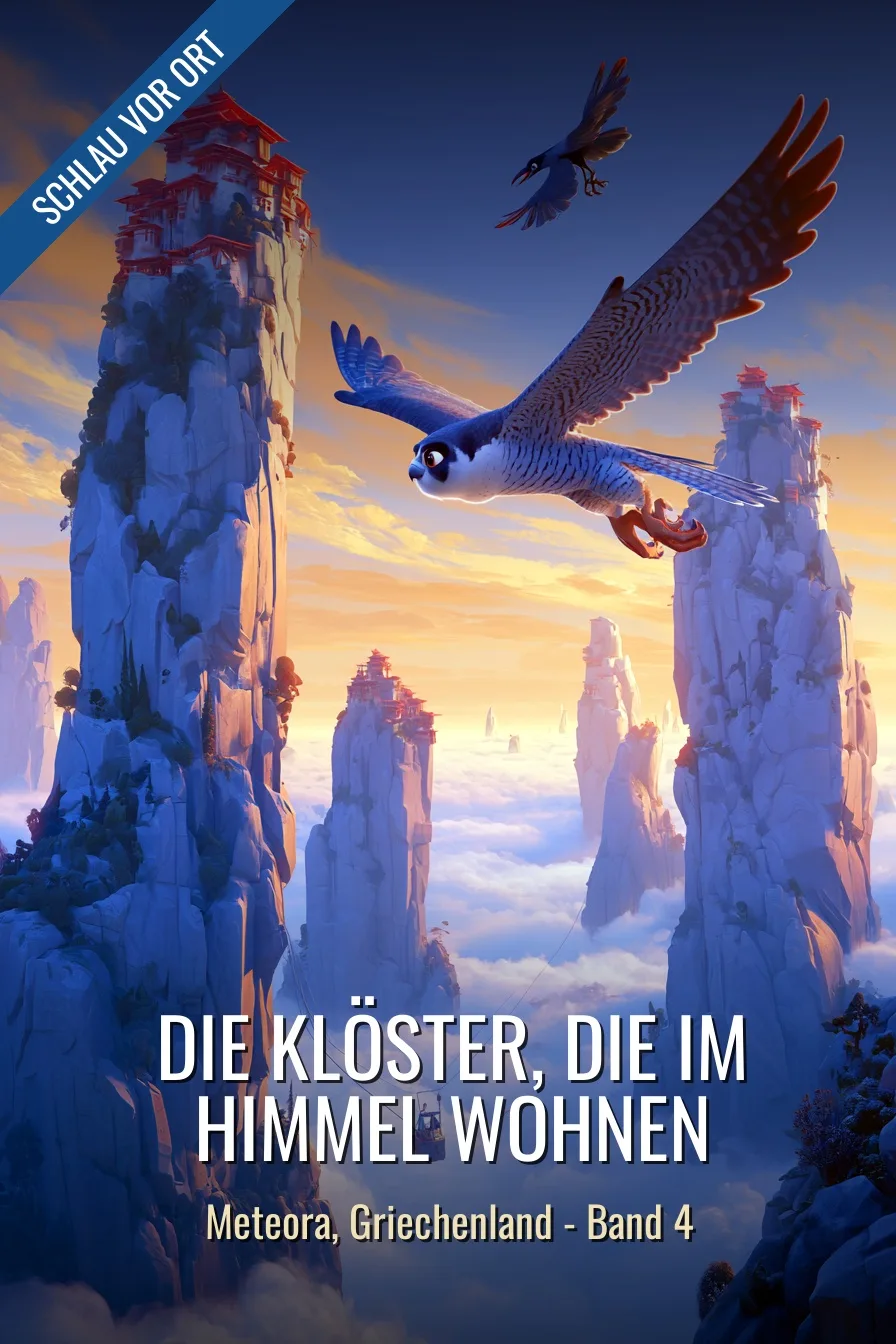 Buchcover: Die Klöster, die im Himmel wohnen – Kinderbuch über Meteora