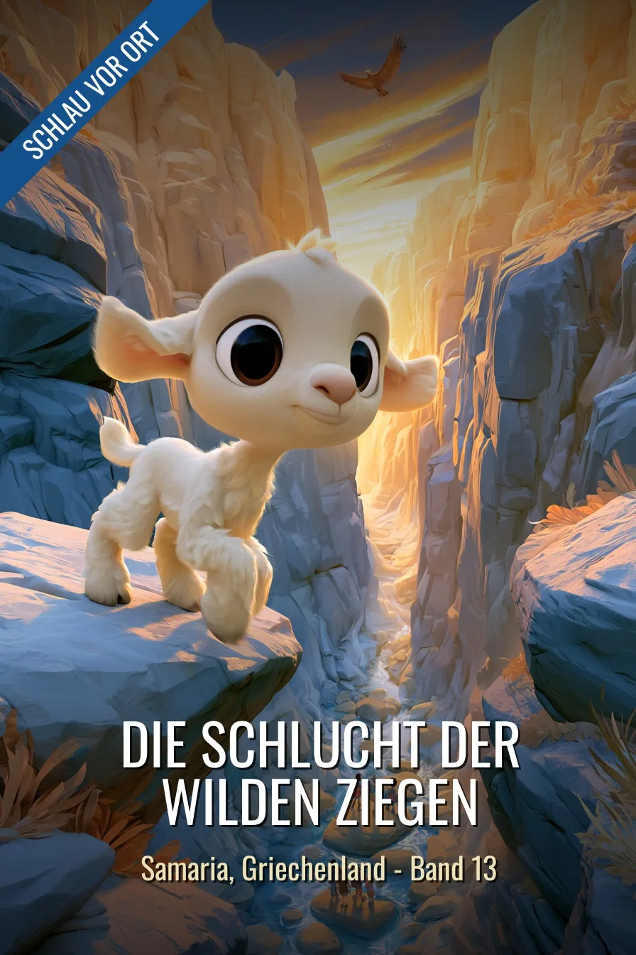 Buchcover: Die Schlucht der wilden Ziegen – Kinderbuch über Samaria