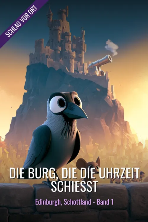 Die Burg, die die Uhrzeit schießt