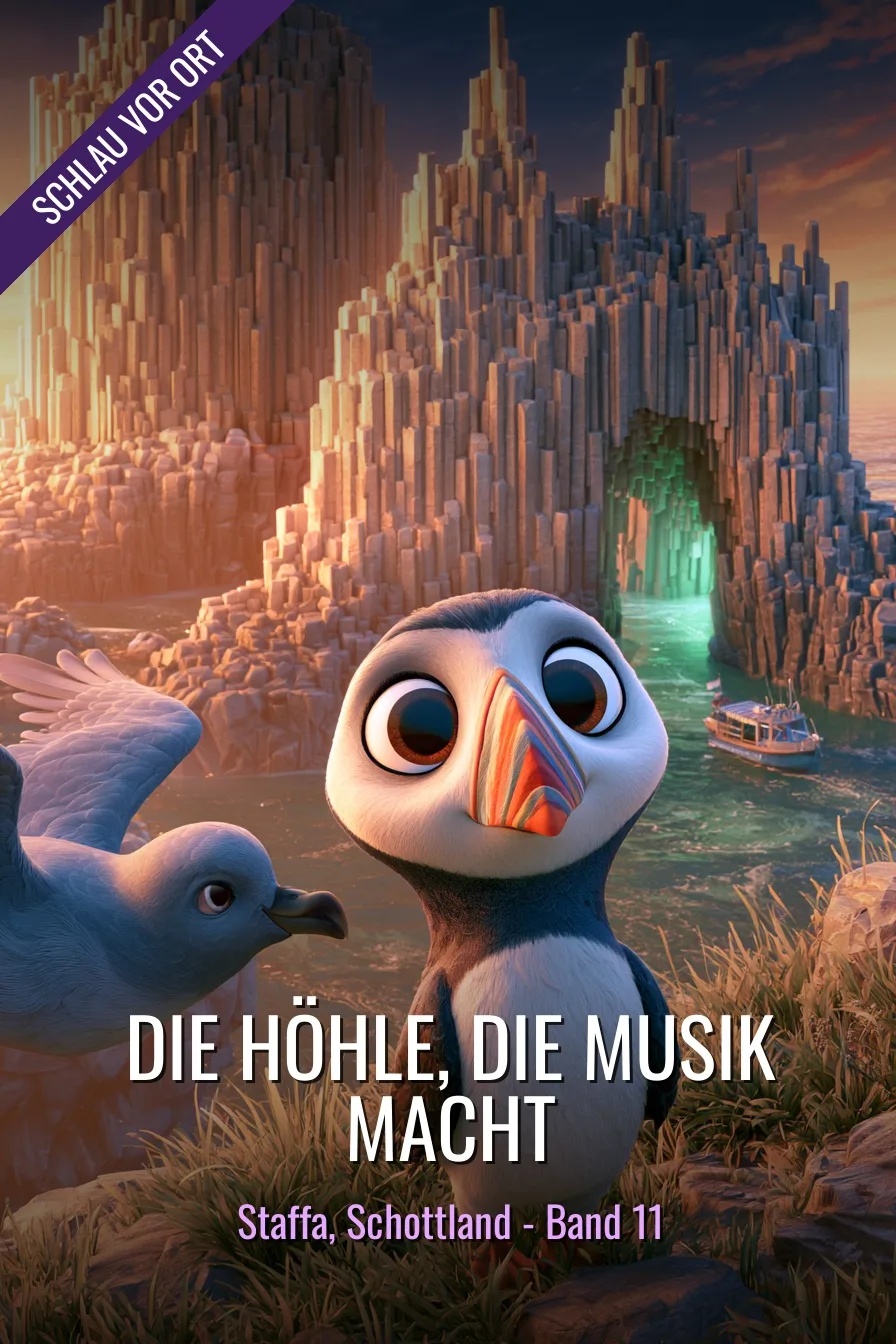 Buchcover: Die Höhle, die Musik macht – Kinderbuch über Staffa