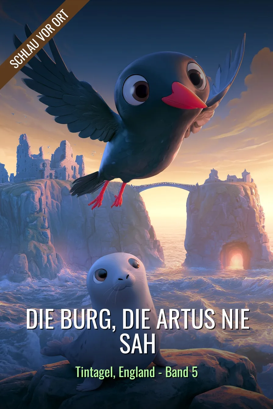Buchcover: Die Burg, die Artus nie sah – Kinderbuch über Tintagel