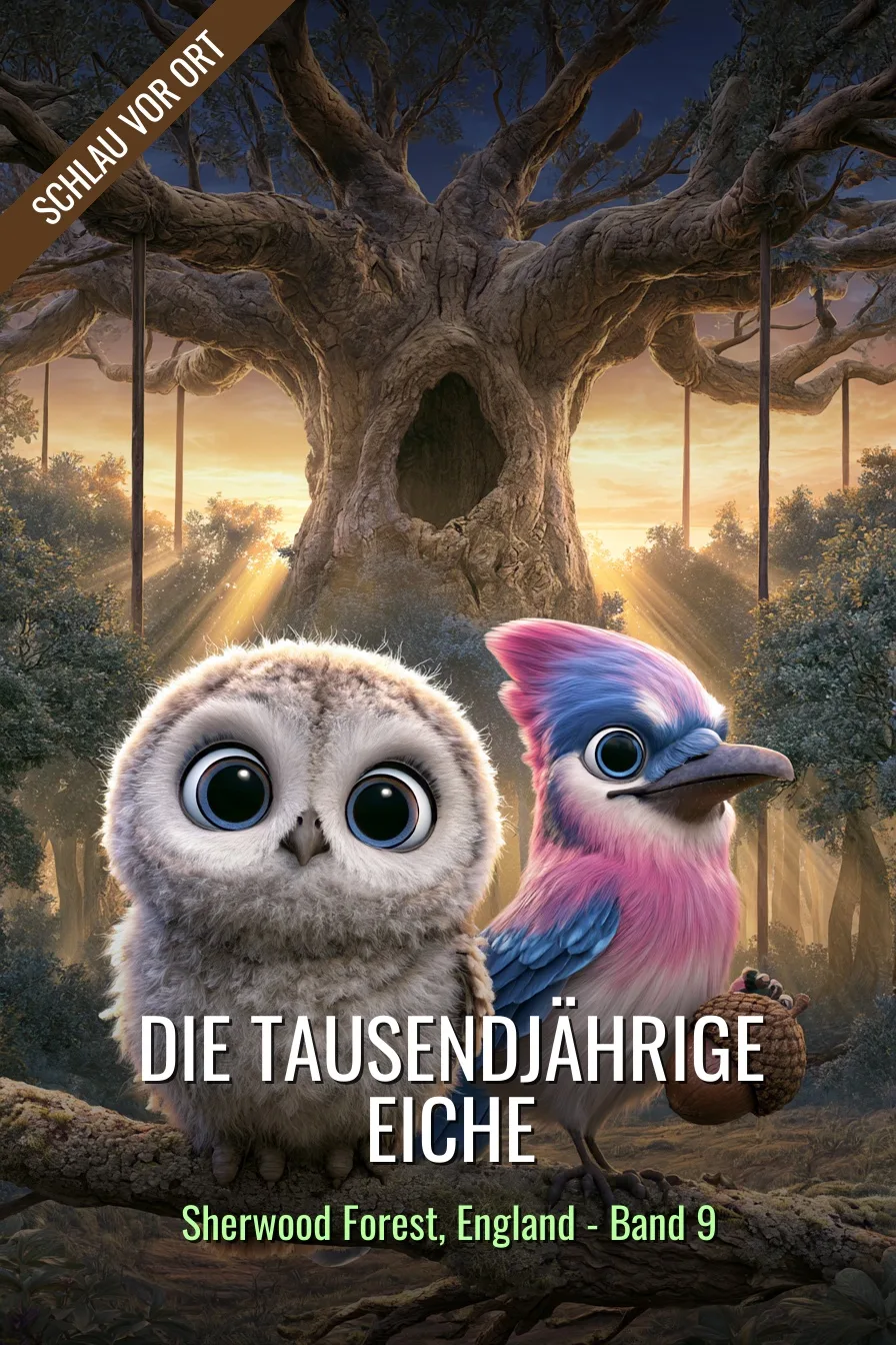 Buchcover: Die tausendjährige Eiche – Kinderbuch über Sherwood Forest
