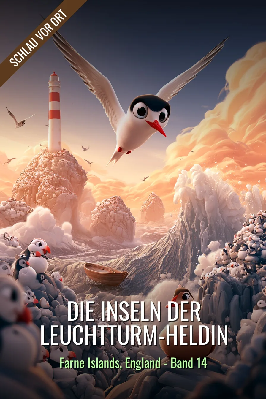 Buchcover: Die Inseln der Leuchtturm-Heldin – Kinderbuch über Farne Islands