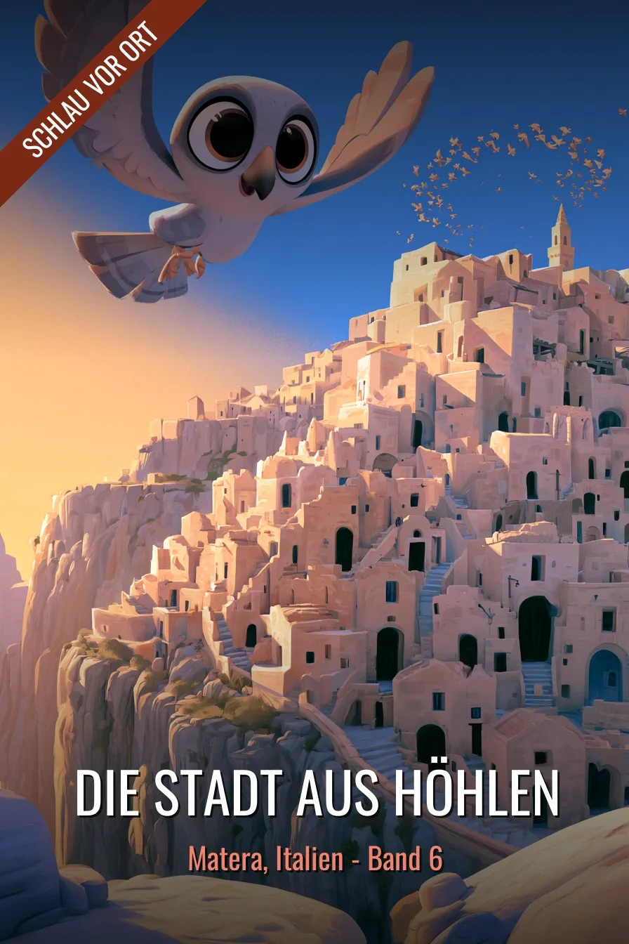 Buchcover: Die Stadt aus Höhlen – Kinderbuch über Matera
