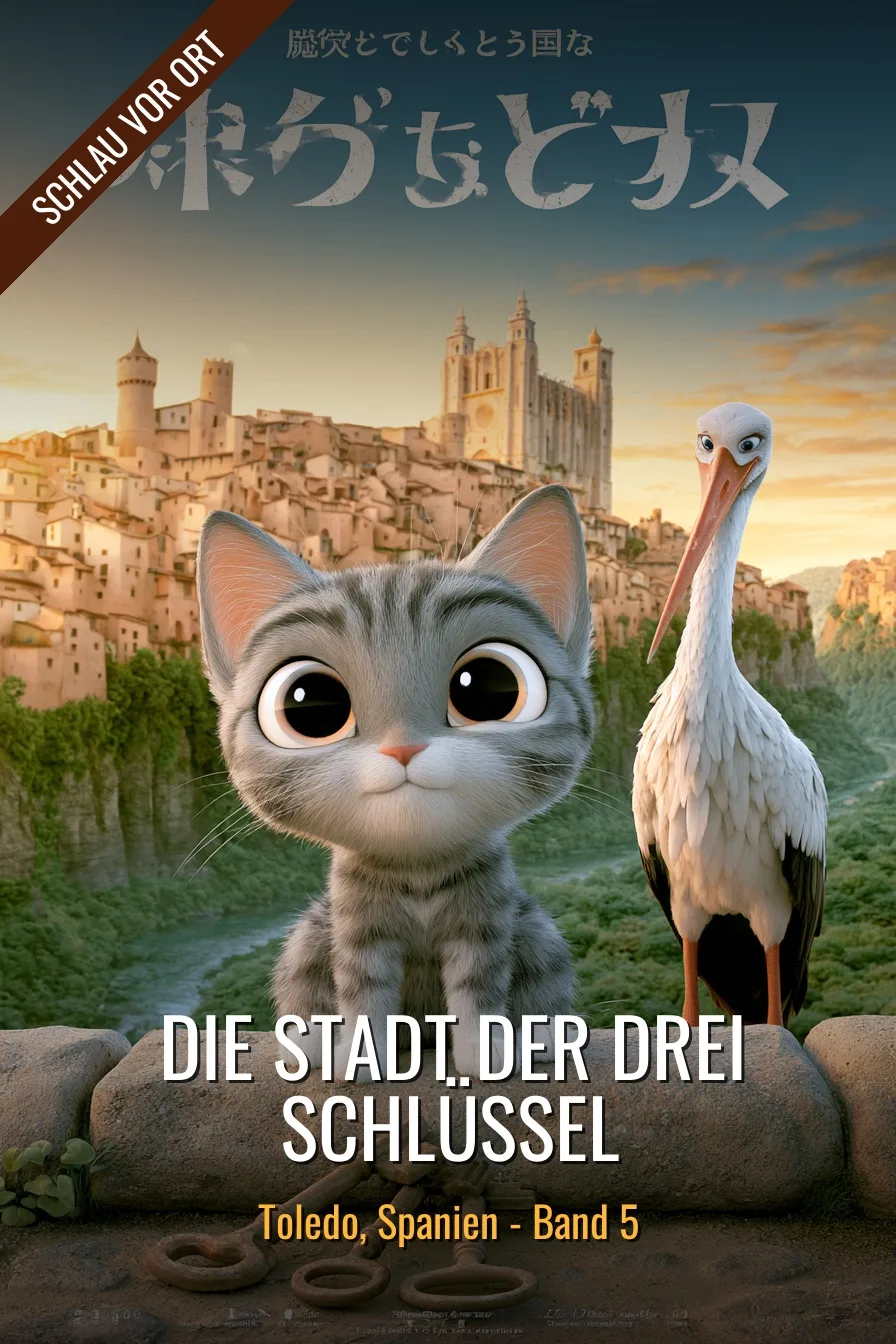 Buchcover: Die Stadt der drei Schlüssel – Kinderbuch über Toledo