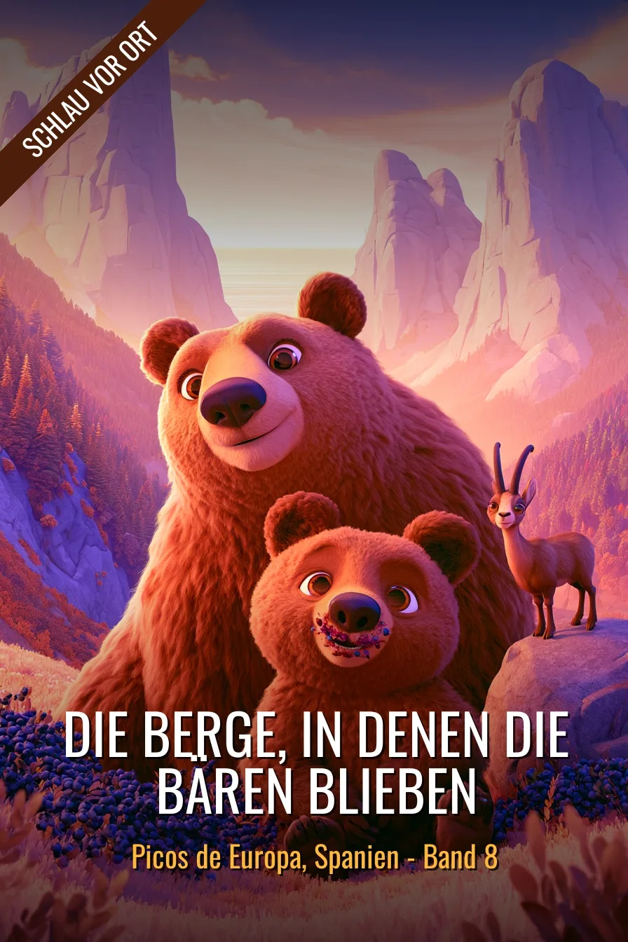 Buchcover: Die Berge, in denen die Bären blieben – Kinderbuch über Picos de Europa