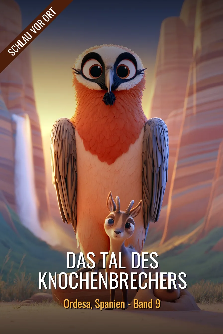 Buchcover: Das Tal des Knochenbrechers – Kinderbuch über Ordesa