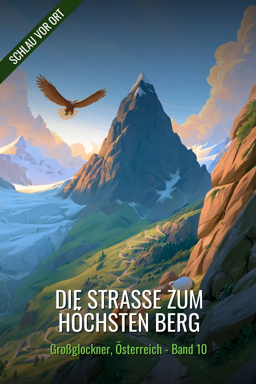 Buchcover: Die Straße zum höchsten Berg – Kinderbuch über Großglockner