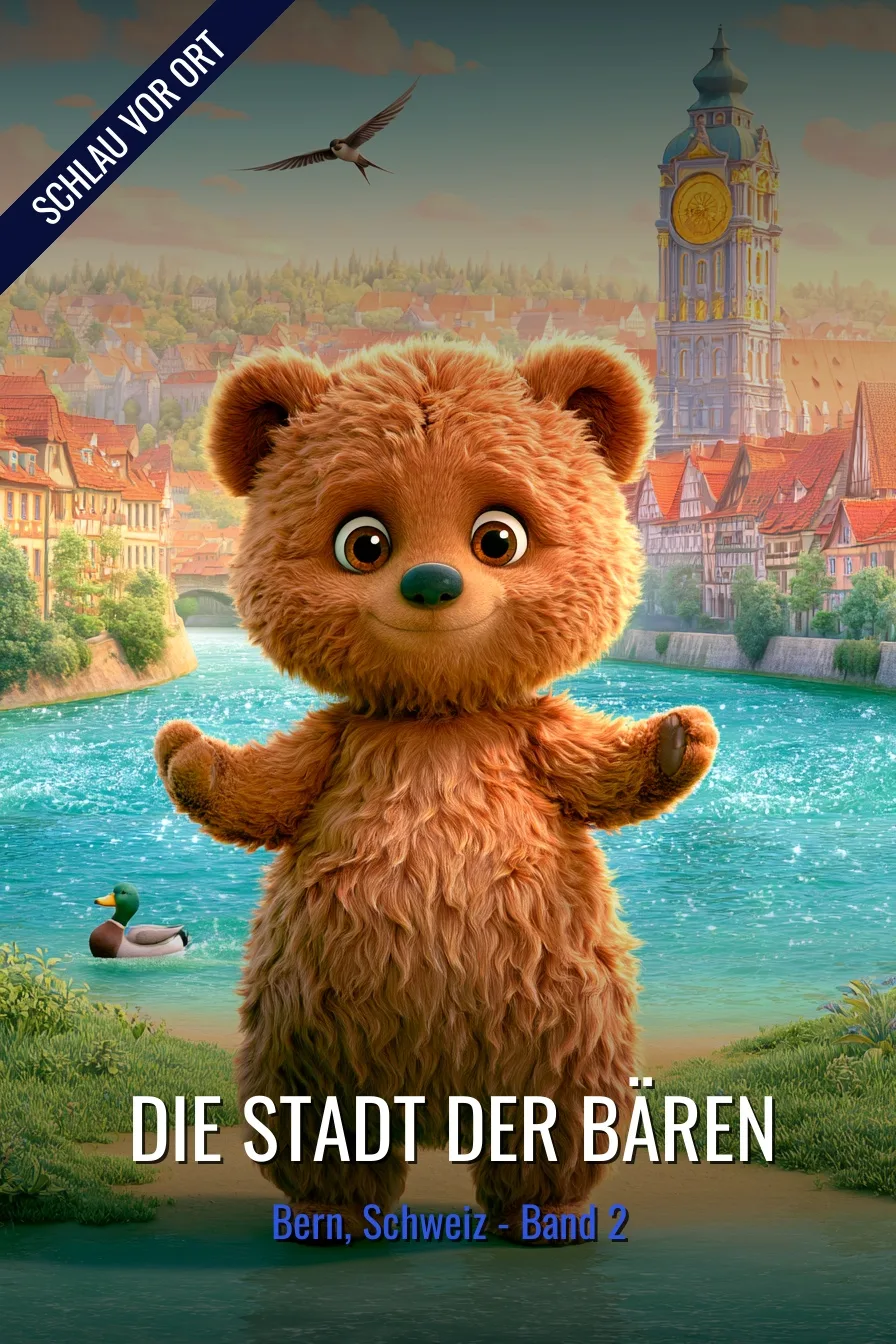 Buchcover: Die Stadt der Bären – Kinderbuch über Bern