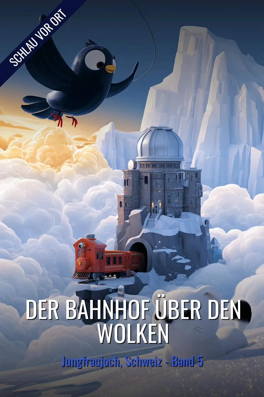 Buchcover: Der Bahnhof über den Wolken – Kinderbuch über Jungfraujoch