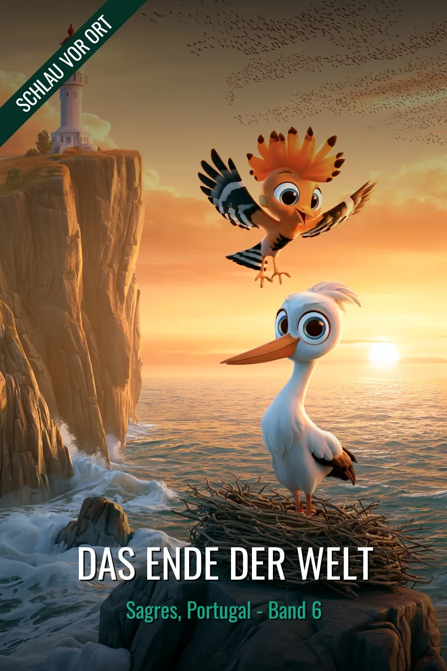 Buchcover: Das Ende der Welt – Kinderbuch über Sagres