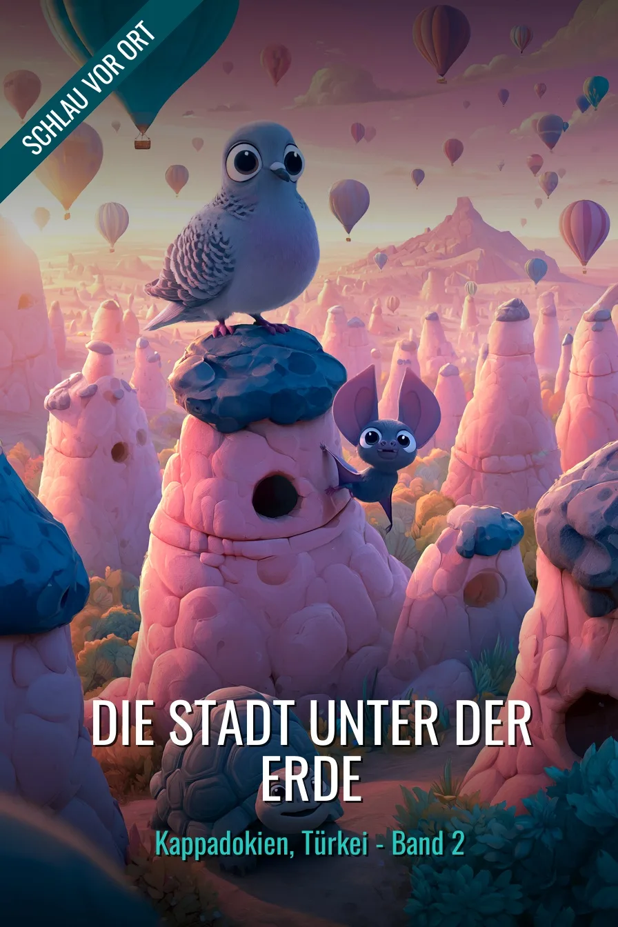 Buchcover: Die Stadt unter der Erde – Kinderbuch über Kappadokien