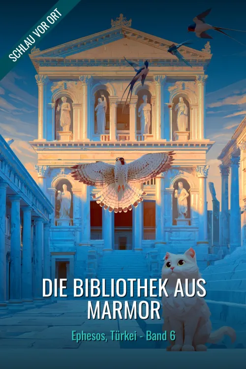 Die Bibliothek aus Marmor