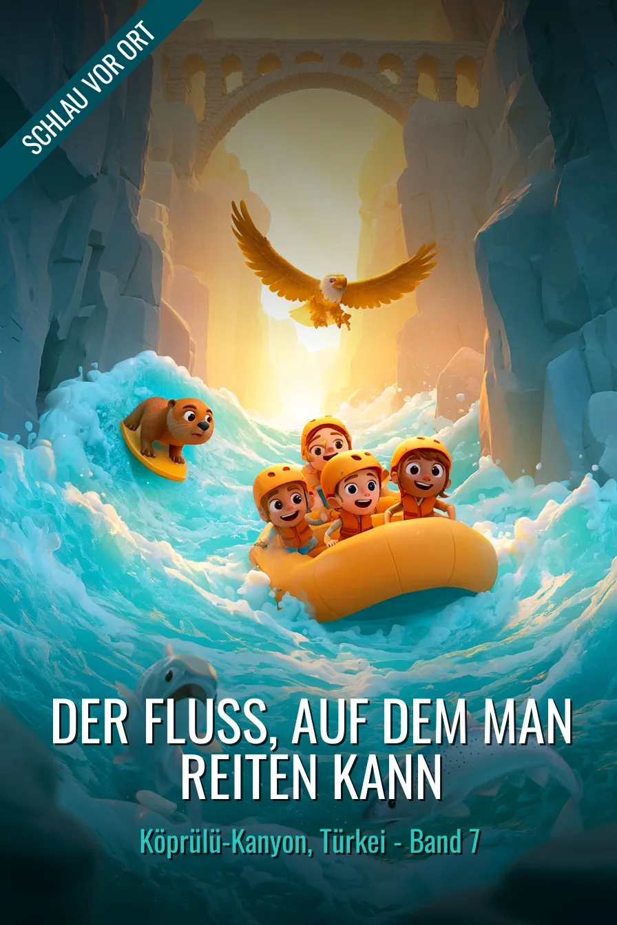 Buchcover: Der Fluss, auf dem man reiten kann – Kinderbuch über Köprülü-Kanyon