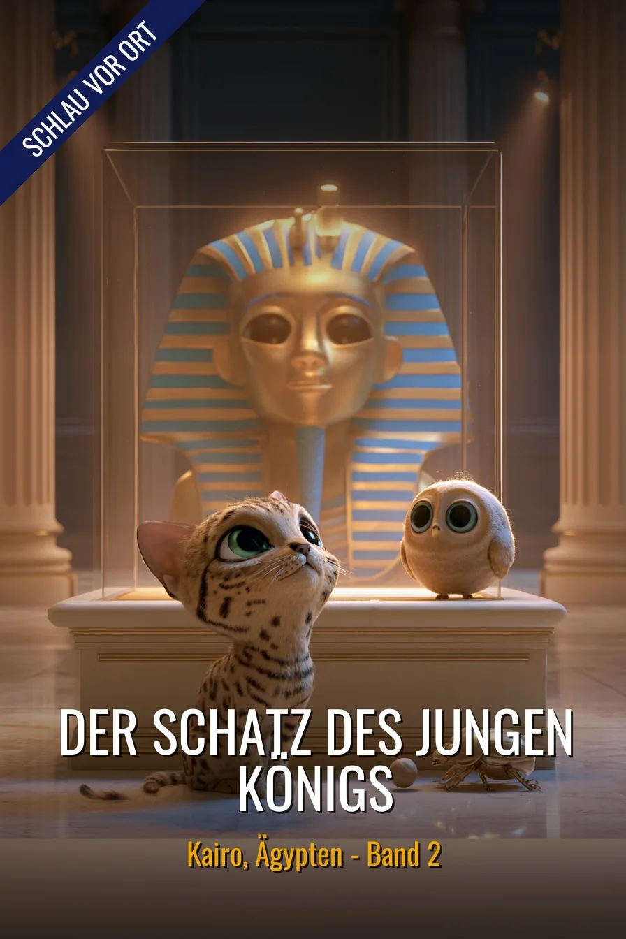Buchcover: Der Schatz des jungen Königs – Kinderbuch über Kairo