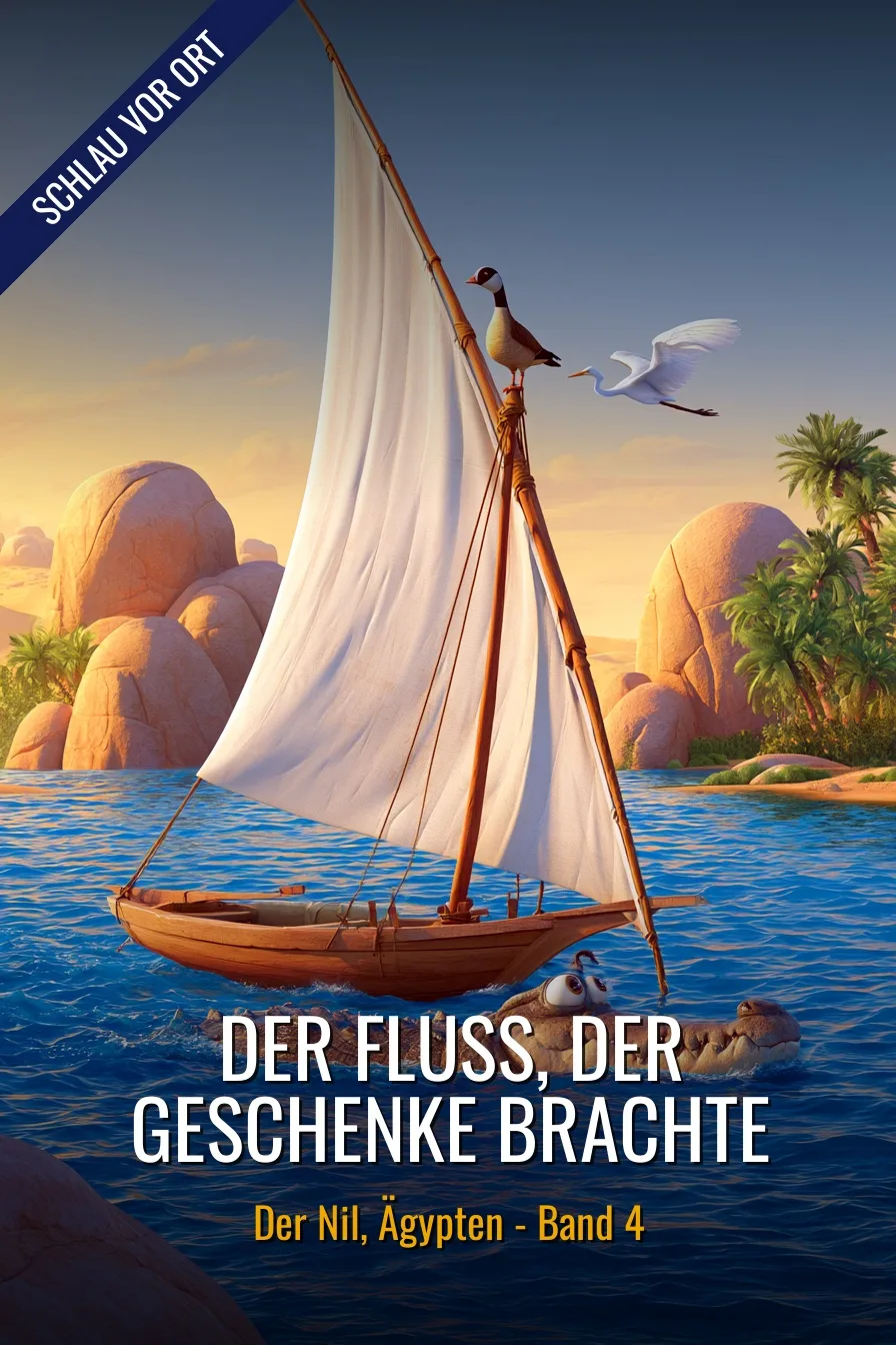 Buchcover: Der Fluss, der Geschenke brachte – Kinderbuch über Der Nil