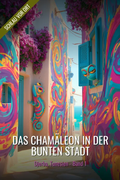 Das Chamäleon in der bunten Stadt