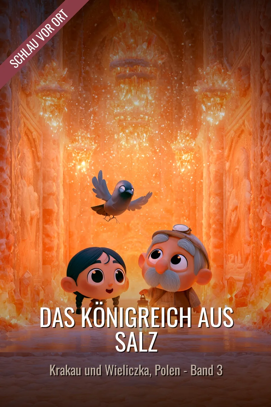 Buchcover: Das Königreich aus Salz – Kinderbuch über Krakau und Wieliczka