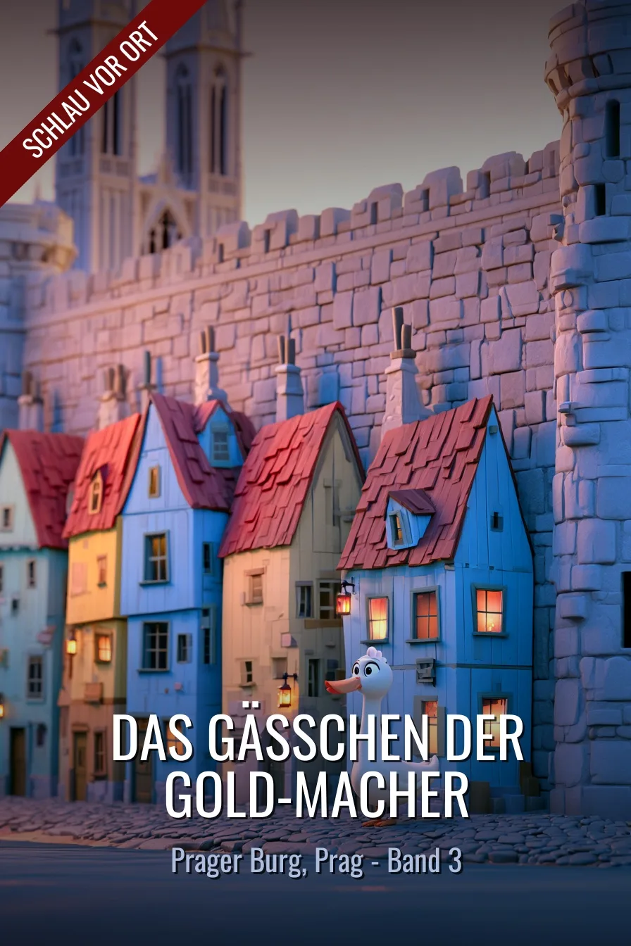 Buchcover: Das Gässchen der Gold-Macher – Kinderbuch über Prager Burg