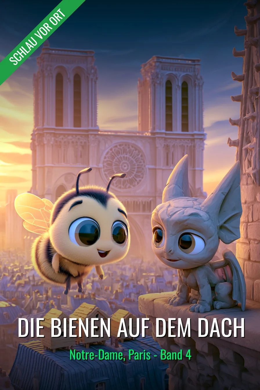 Buchcover: Die Bienen auf dem Dach – Kinderbuch über Notre-Dame