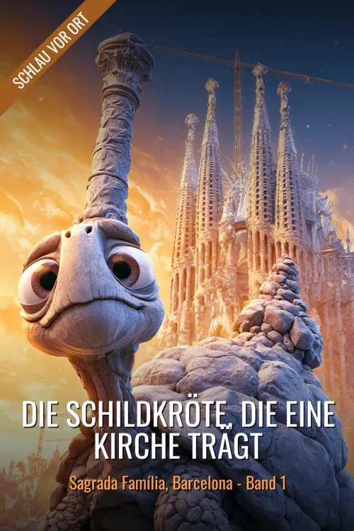 Die Schildkröte, die eine Kirche trägt