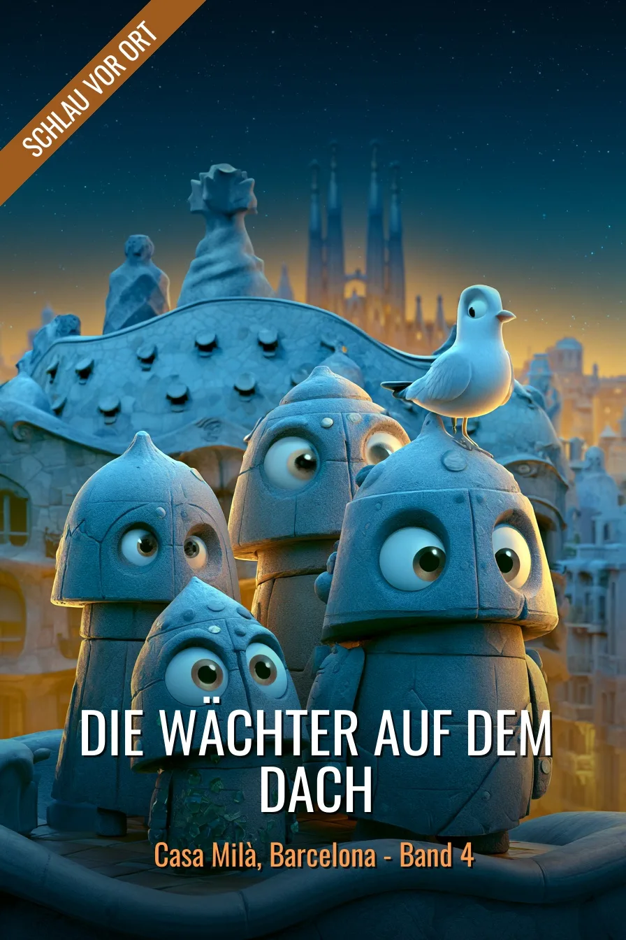 Buchcover: Die Wächter auf dem Dach – Kinderbuch über Casa Milà