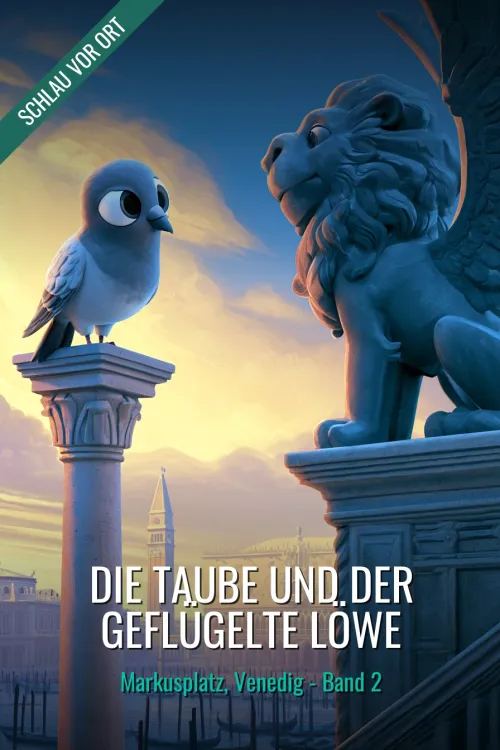 Die Taube und der geflügelte Löwe