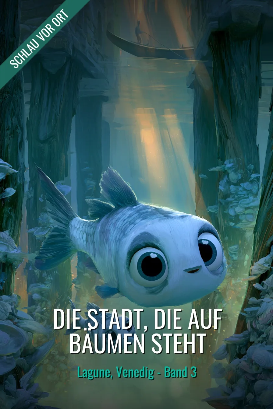 Buchcover: Die Stadt, die auf Bäumen steht – Kinderbuch über Lagune