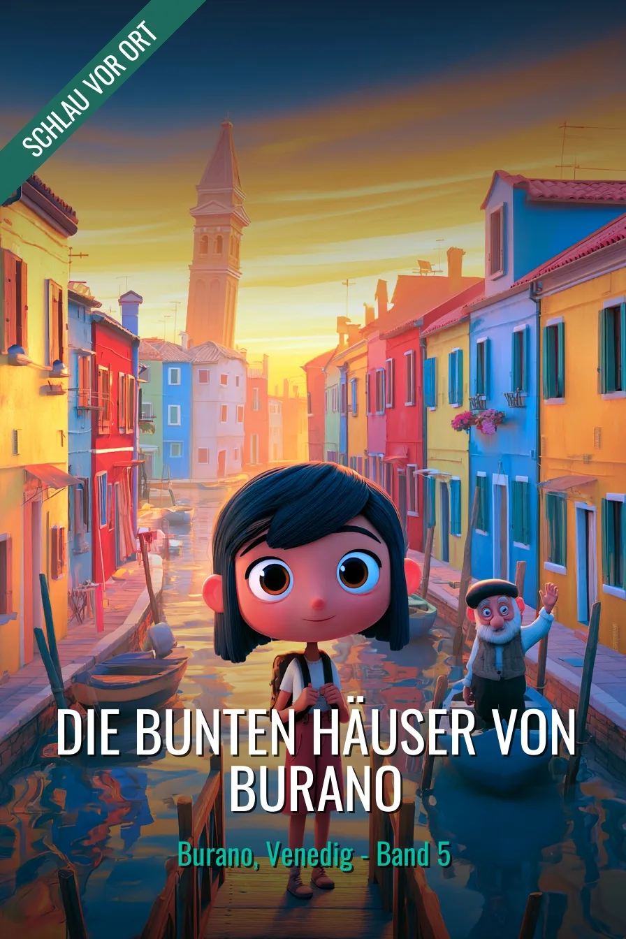 Buchcover: Die bunten Häuser von Burano – Kinderbuch über Burano