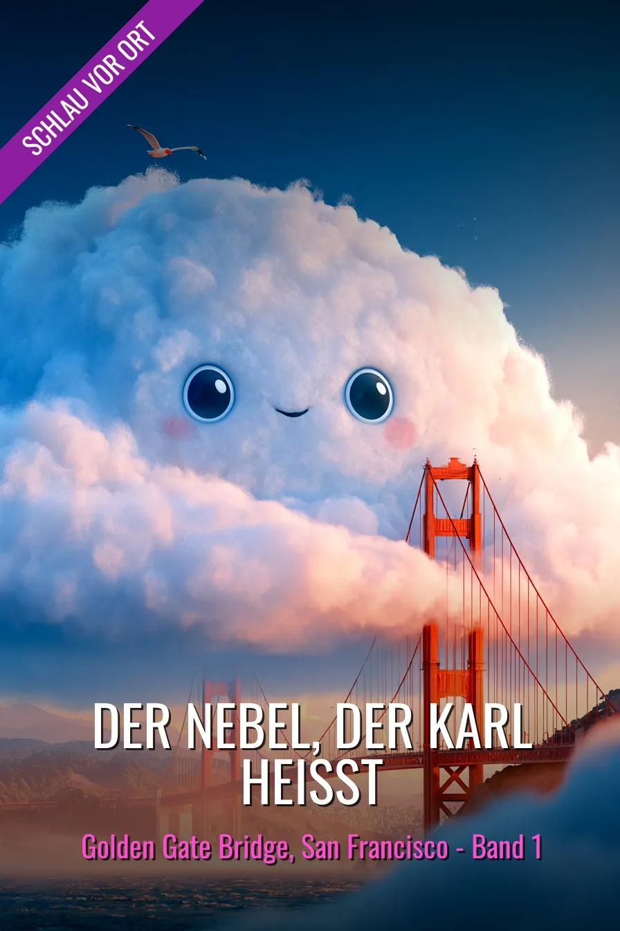 Buchcover: Der Nebel, der Karl heißt – Kinderbuch über Golden Gate Bridge