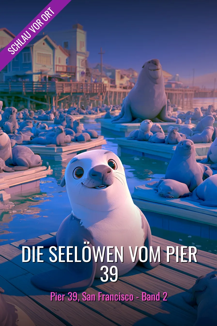 Buchcover: Die Seelöwen vom Pier 39 – Kinderbuch über Pier 39